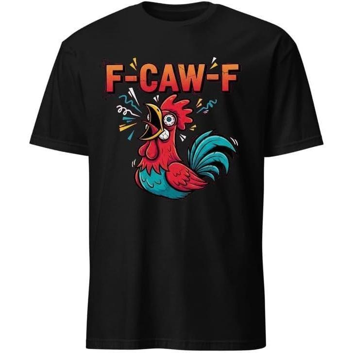 FCawF Hühnerliebhaber T-Shirt Hahn Humor Shirt für Landwirte Geflügelfans Horizont