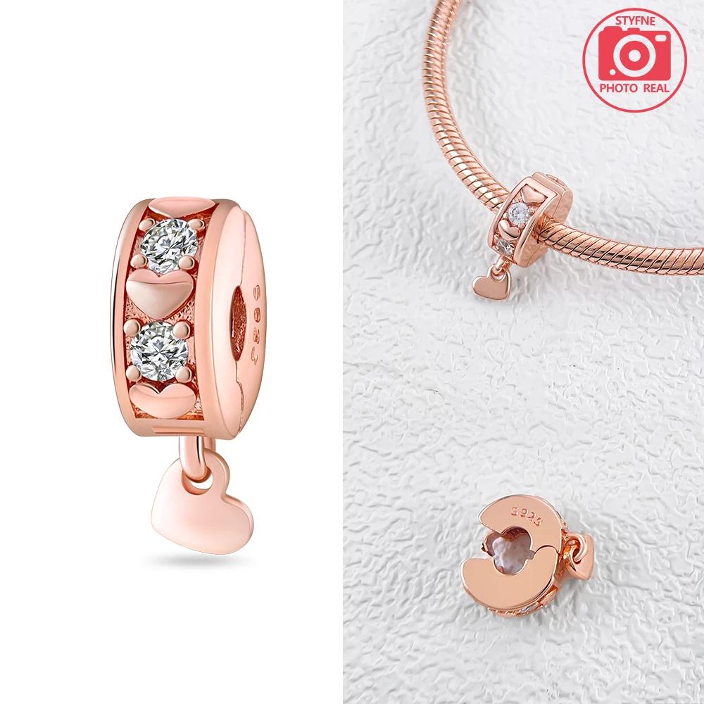 Charms Plata Rose Gold Love Lock Pendant Copper Colors For Charms Copper Colors Original Bracelet For Jewelry Making