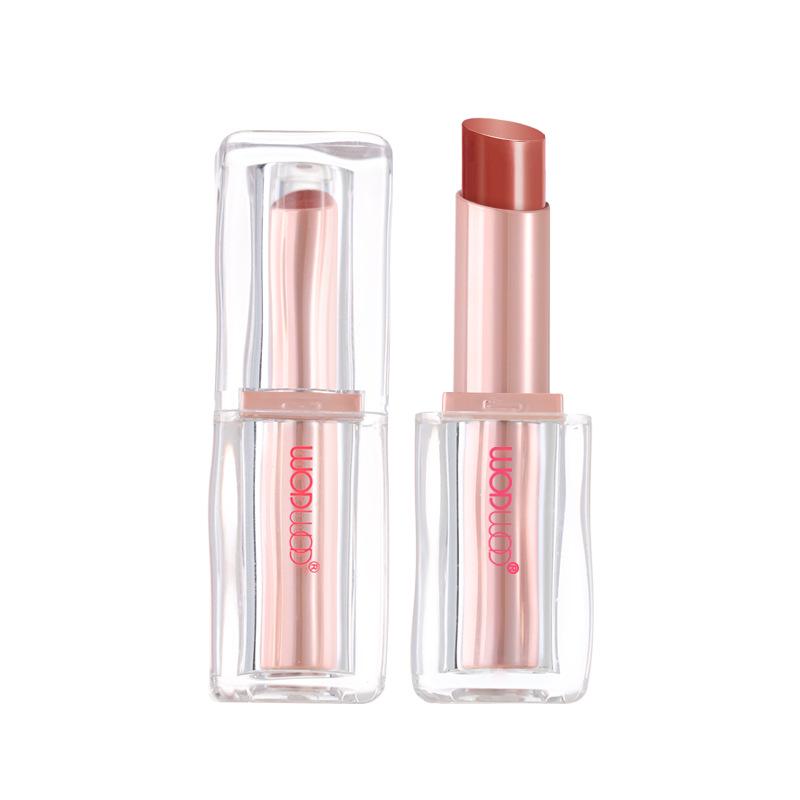 WODWOD Crystal Jelly Lipstick: Long-lasting, Glossy, Natural Plump Lips with Whitening Effect