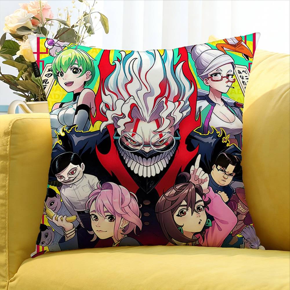 Anime D-Dandandan Various Sizes Square Pillow Case For Car Home Bedchamber Decor