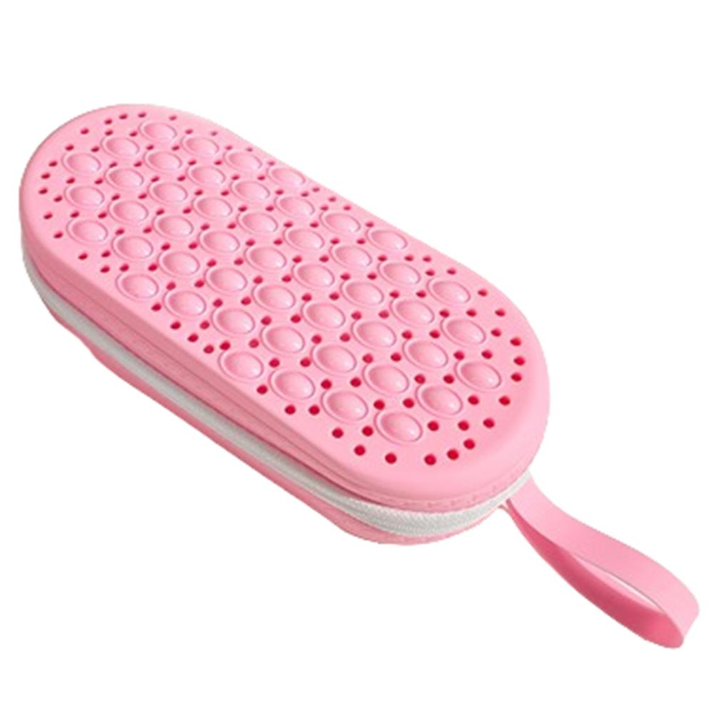 

Силиконовый чехол для очков от близорукости на молнии, сумка для очков, коробка для хранения очков для плавания, пловцы розовый