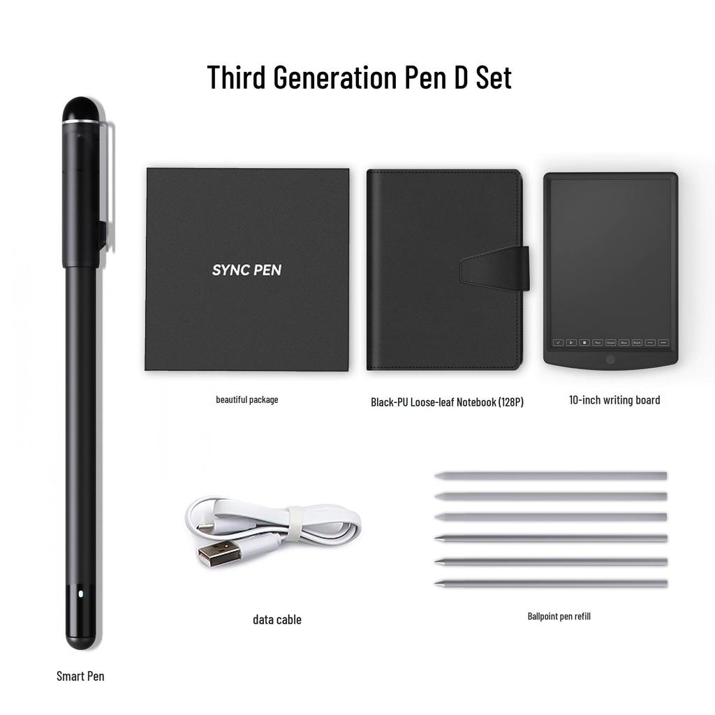 NEWYES 3rd Gen Smart Pen Set: Electronic Paper Screen with Synchronous Handwriting for Business Meetings.
