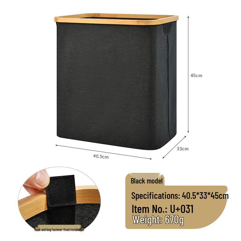 Foldable Cationic Storage Laundry Basket for Bathroom and Bedroom - High-Value Dirty Clothes Hamper and Organizer