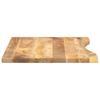 Solid Mango Wood Desk Top with Cutout 80 X 50 X 2.5 Cm