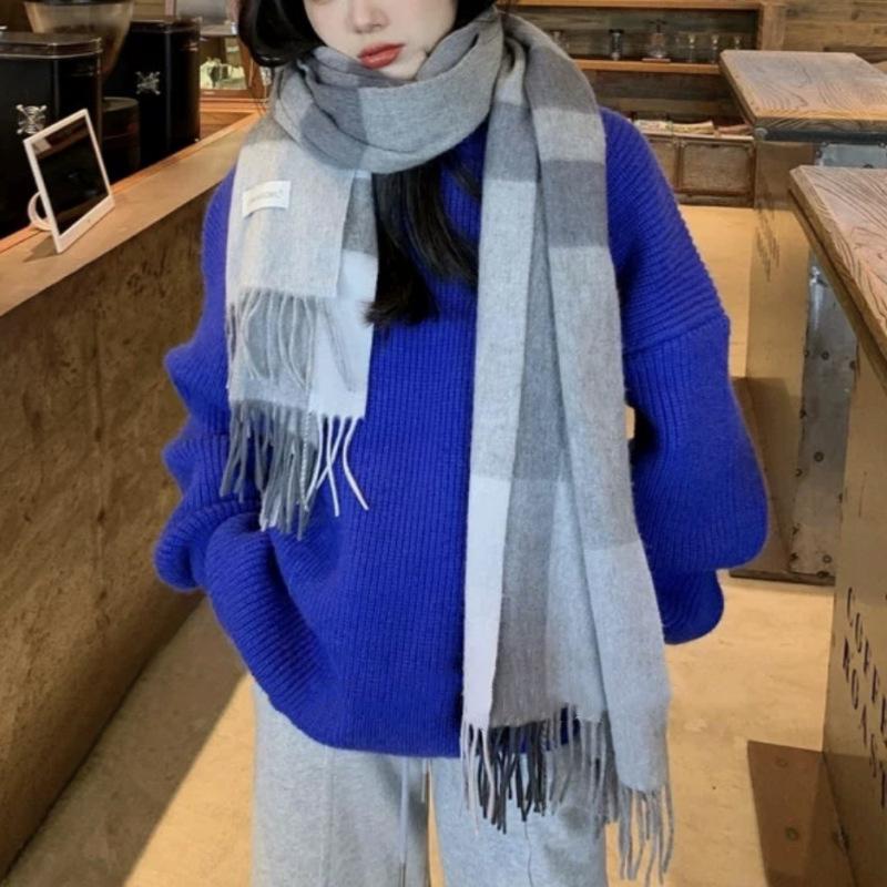 Candy Color Women's Loose Knit Sweater - Autumn/Winter 2026 Soft Casual Pullover