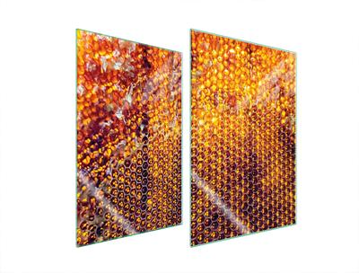 SZKLANA PŁYTA OCHRONNA DO KUCHNI 2x35x52 MIÓD
