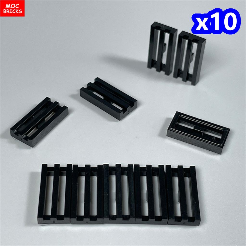 100pcs / lot MY OWN CREATION Blocks Tile Modified 1x2 Grille Including Bottom Groove Lip fit Including 2412b Building Blocks DO-IT-YOURSELF
