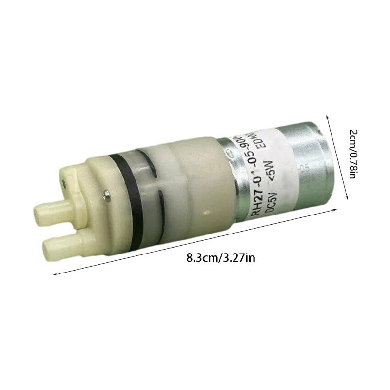Mini Water Pumps, Auto Priming 5V Diaphragm Pumps With Metal Motor Shell and Double Hose Ports for Portable Appliance Water Supply Use
