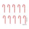 10/30/50 Pezzi Mini Bastoncino di Zucchero Decorazione di Natale Rosso Bianco Resina Caramella Artigianato Fai da Te Ciondolo Xmas Navidad Decorazione per la Casa 2026 Nuovo Anno