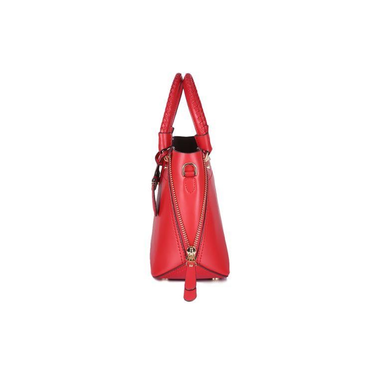Michael Kors Mk Blakely Solid Color Large Capacity Commuter Tote Bag Crossbody Bag Medium Women Bags Bright-Red 30S8GZLM6L-BRIGHT-RED