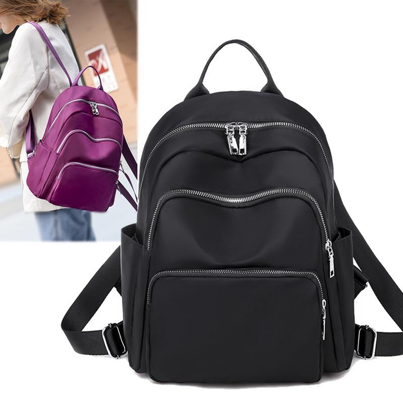 Damen Rucksack aus Oxford-Gewebe: Wasserdicht, Modisch, Vielseitig, Leicht, Großes Fassungsvermögen – Perfekt für College, Schule oder Reisen.