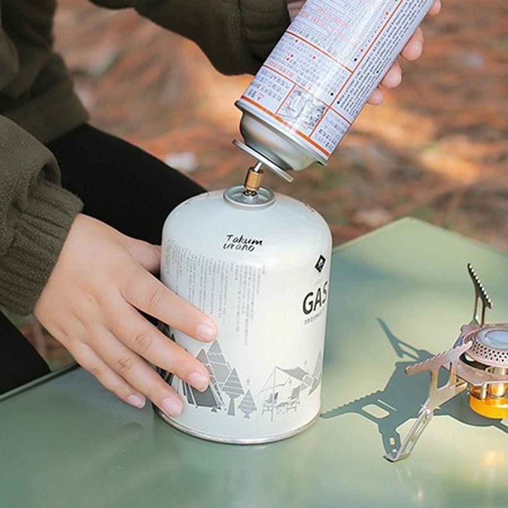 Inflate Butane Canister Gas Burn-er Accessories Gas Refill Adapter Stove Adapter Gas Converter Head