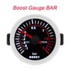 New 52mm Smoke Len Pointer Boost Gauge -1~0~2 BAR Turbo Boost Meter White LED Oil Pressure Tachometer Universal For 12V Auto Car