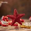 15/20cm Champagne Gold & Silver Foam Christmas Tree Topper Star.