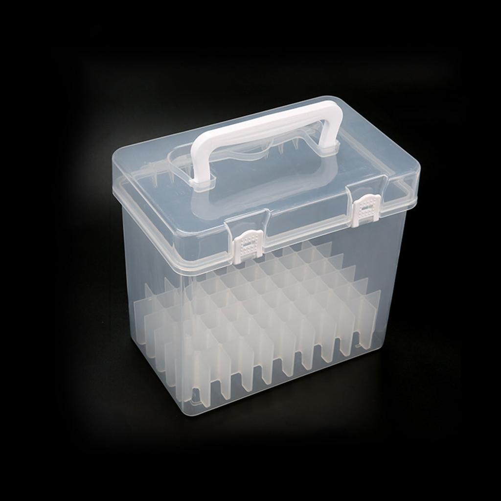 Wielofunkcyjny marker do etui Przezroczysty plastikowy kolorowy marker Organizer Uchwyt przenośny pędzelek do etui dla dzieci