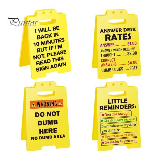 

4 шт. забавные офисные таблички на стол яркие цвета высокая прочность ответ стол тарифы забавные таблички на стол белый слон подарки 4pcs