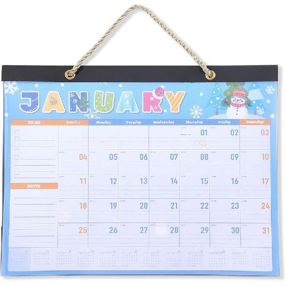 2026 Calendar Wall Calendar January-December Plan Calendar Festive Days Theme Wall Calendar 13“ X10” Wall Calendars for Office Home Planning &