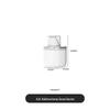 Press-Type Airtight Kitchen Container for Cereal & Grain Storage