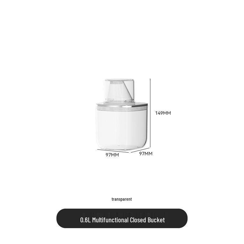Press-Type Airtight Kitchen Container for Cereal & Grain Storage