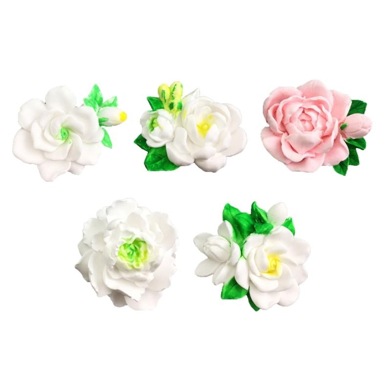 Gardenias Jasmine Silicone Chocolate Mould Cake Decorating Baking Accessories