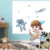 Electrostatic Whiteboard Sticker Reusable PP Teaching Graffiti Drawing Board Household Removable Erasable Whiteboard