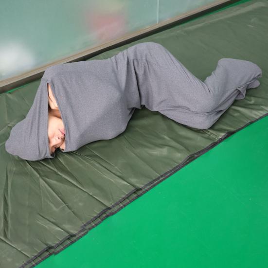 Compression Sleep Sack Portable Sleeping Wrap with Hood Stretchable Thin Sleep Sack for Adults Teens Anxiety Relief Alternative To Weighted Blankets