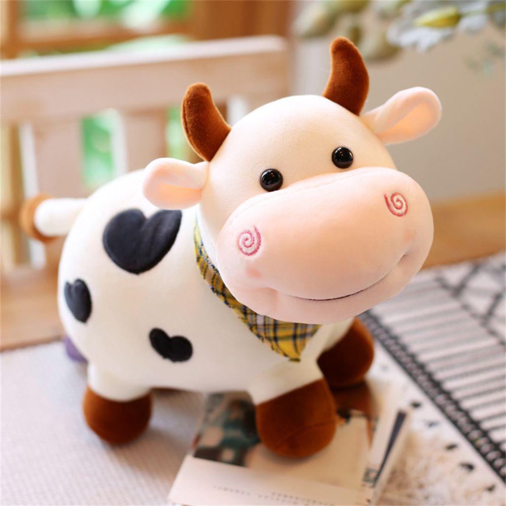 Cotton Stuffed Toy Smile Cow Cow Plush Toy Animal Plush Doll Bull Plush Doll Cattle Plush Toy