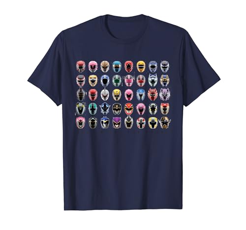 Power Rangers Head Power Anniversary T-shirt