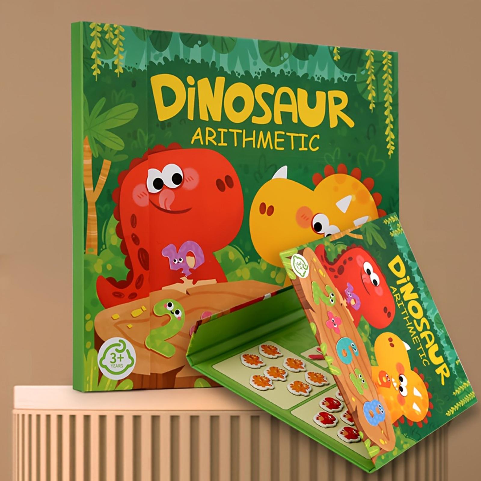 

Dinosaur Arithmetic Learning Game, Interactive Math Tool To Teach Number Decomposition And Counting, Educational Toy With Dinosaur Illustration One Size