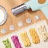 Electric Pasta Maker 5 Heads Noodle Press Machine for Lasagna Macaroni Ramen Blue