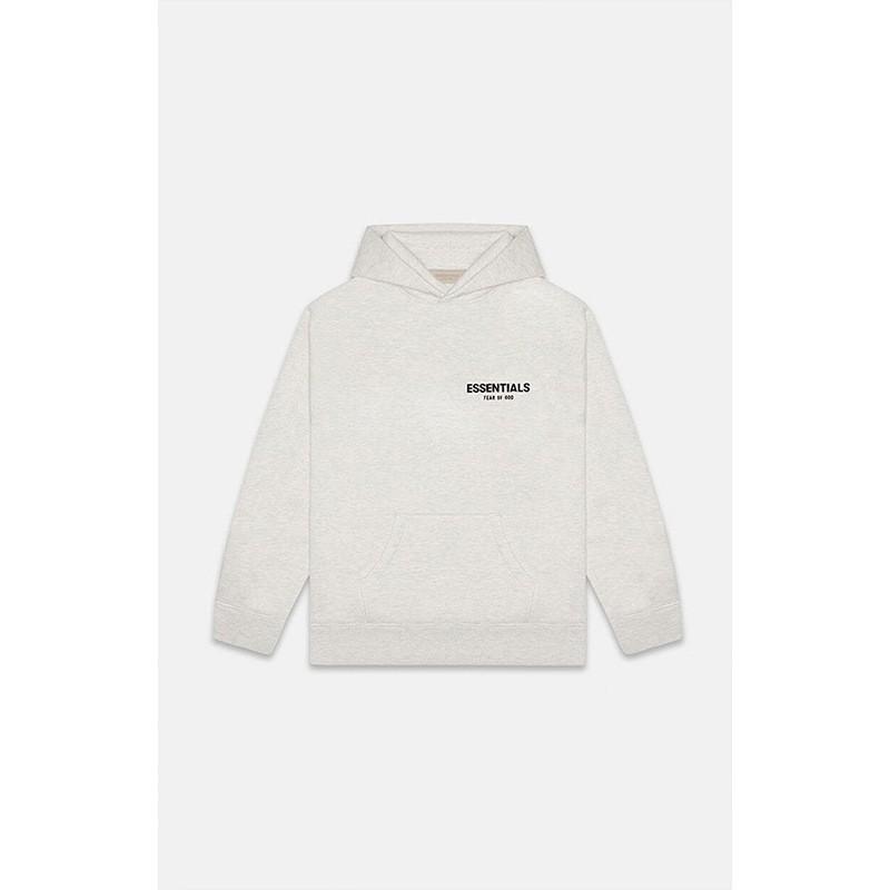 FOG ESSENTIALS Flocked Pullover Hoodie Mens Casual Sweatshirt Youth Streetwear