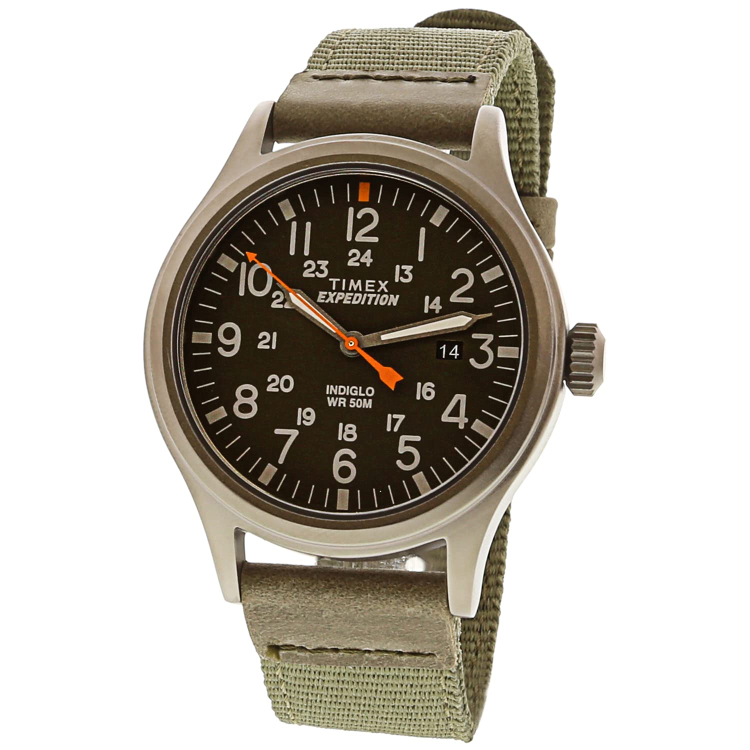 

TIMEX Expedition TW4B14000 Коричневый нейлоновый японский кварцевый мужской костюмный часы