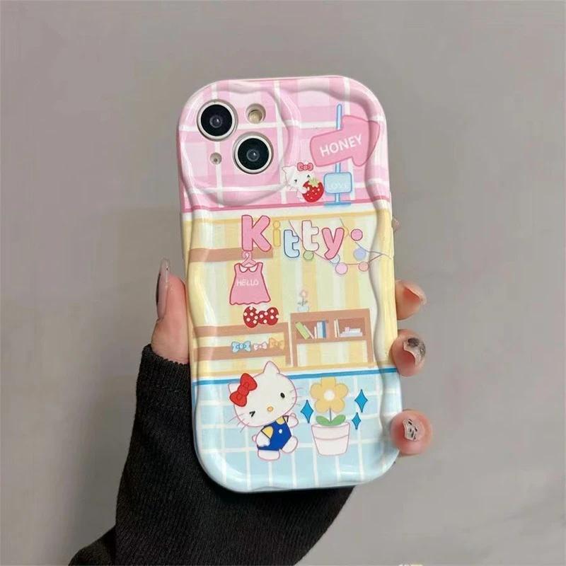 Hello Kitty Kuromi Bracket Holder Chain Casing For Huawei Honor 400 Lite Pro X9B X8C X8B X8A X9D X7D X7B X7A X6B 90 Lite 5G Case