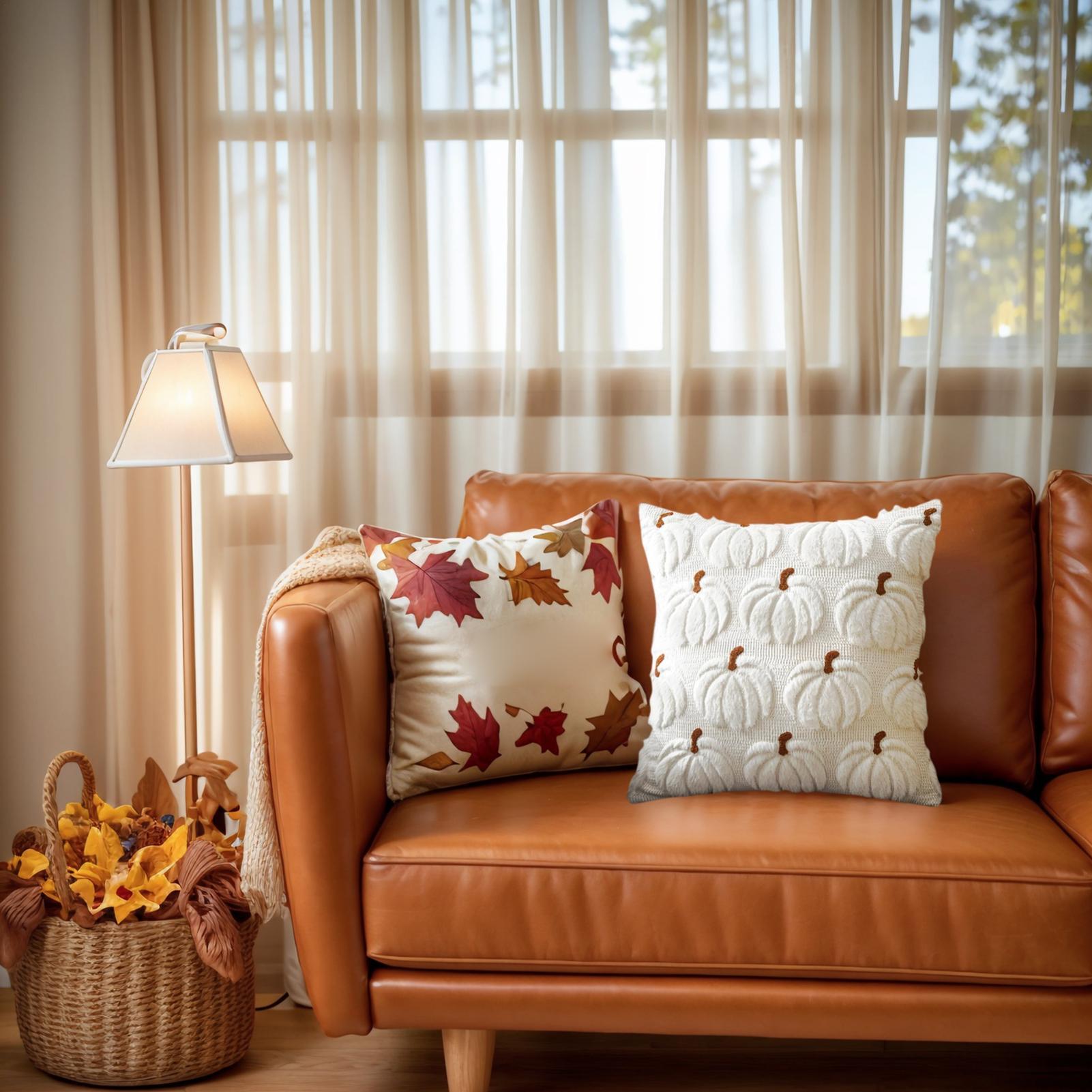 Fall Pillow Covers Fall Pumpkin Pillow Covers Farmhouse Cushion Protector Autumn Decorations For Dormitory Apartment Couch China Mainland 2370₽