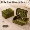 Premium Silk Like Jewelry Storage Case With Compact Design For Home And Travel Use