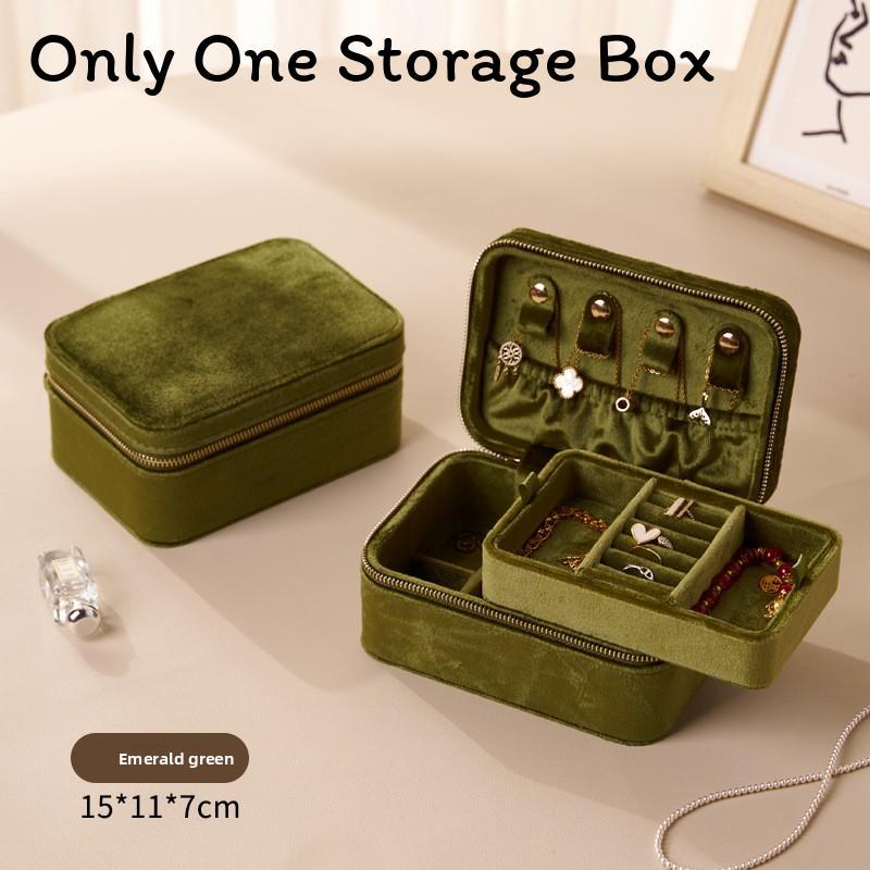 Premium Silk Like Jewelry Storage Case With Compact Design For Home And Travel Use
