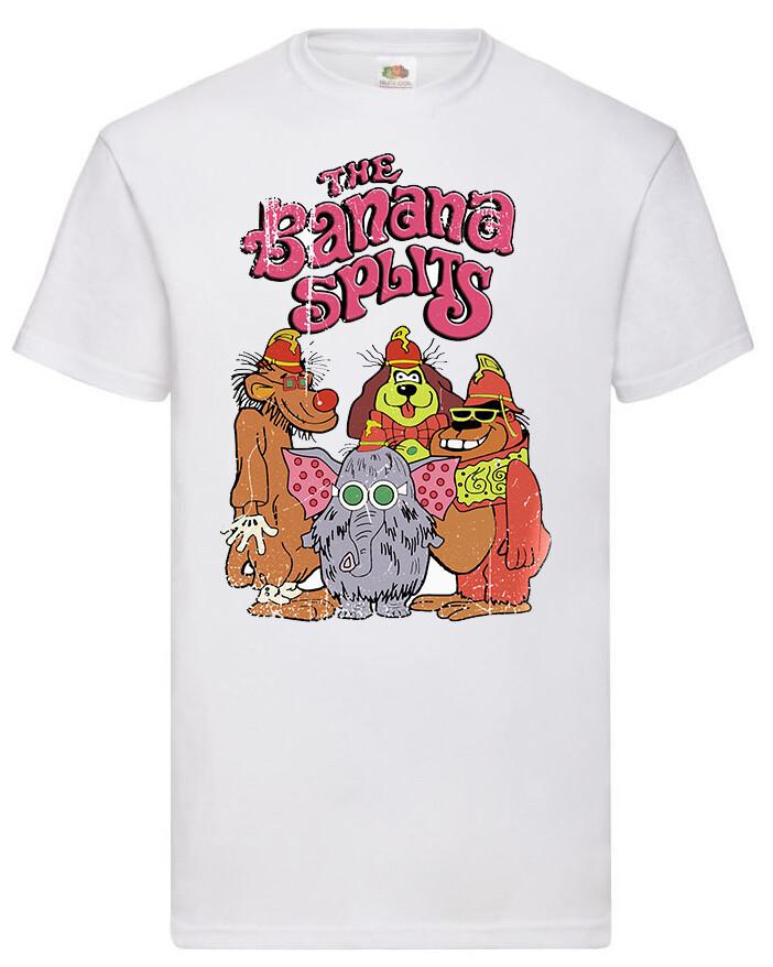 retro classic movie film horror sci fi funny t shirt for banana splits fans 3XL