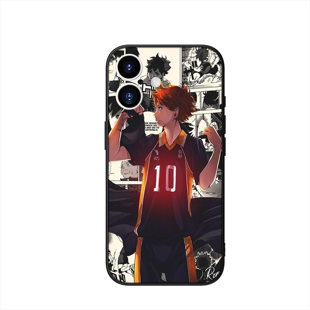 Volleyball Haikyuu Hinata Attacks Phone Cover Case for Apple iPhone 17 16 15 11 Pro XS Max XR 6 7 8 Plus + SE 2020 5 16E Casing