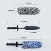New Removable Ultra Soft Flat Microfiber Wheel Brush Thin Wheel Cleaning Brush Car Wash & Cleaning Supplies for Car Care Washing