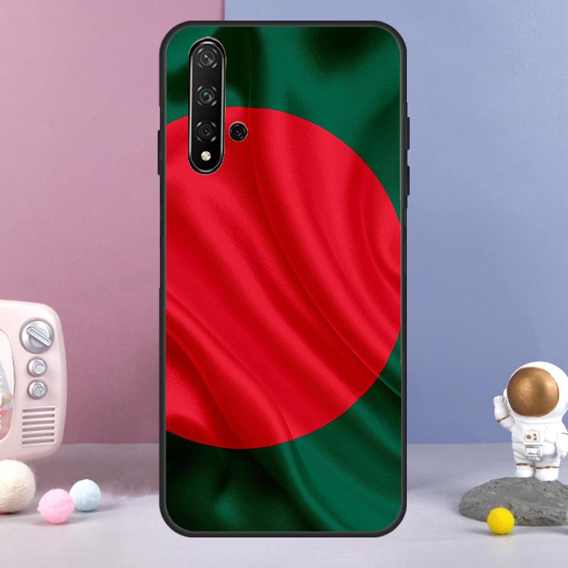 Bangladesh Flag For Huawei Nova 5T 9 10 SE 7i 8i 11i 12i Y60 Y61 Y70 Y72 Y73 Y90 Y91 P20 P30 P40 Lite Case