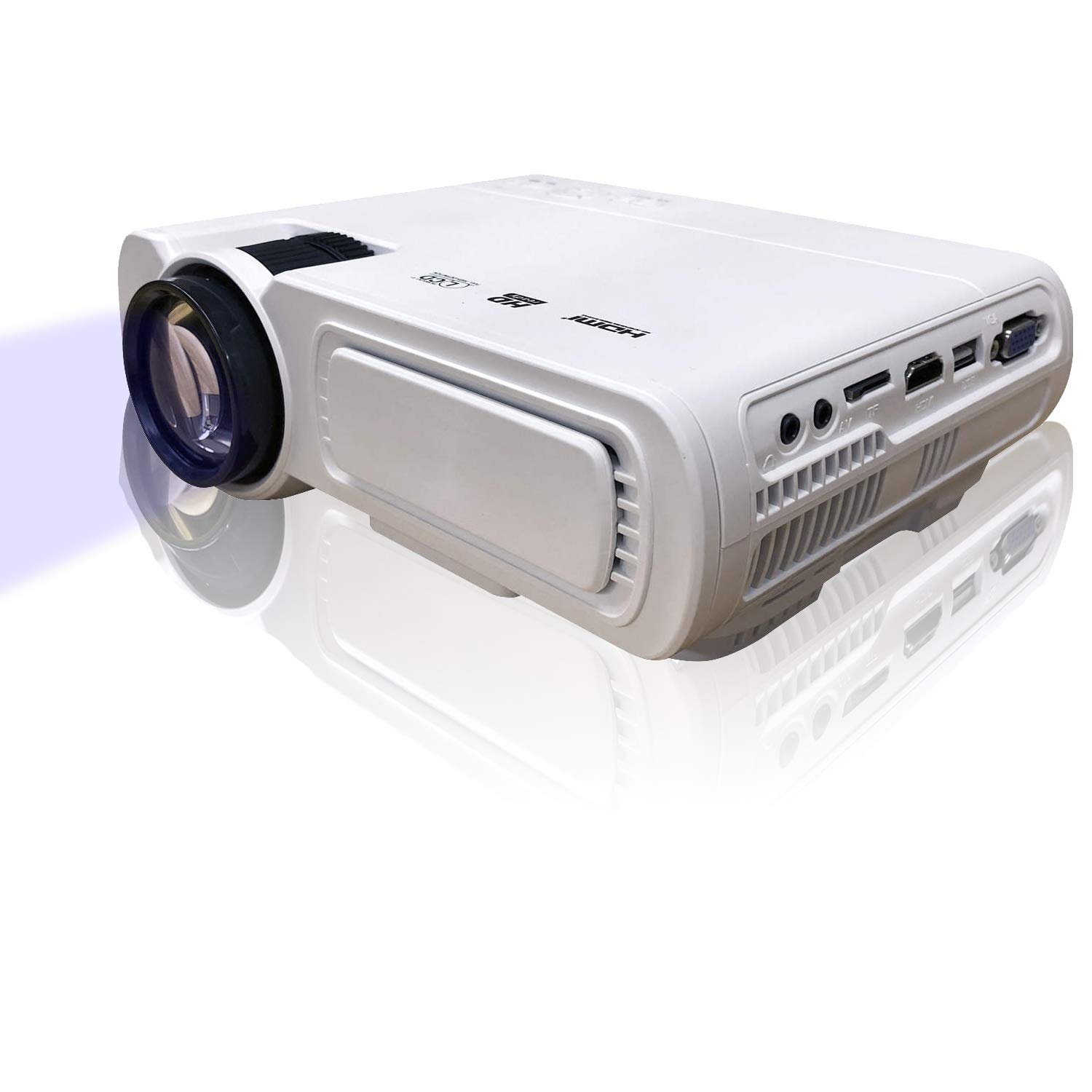 

Проектор Curiom 3900 люмен дюймів, сумісний із Full HD, білий [Yamazen] 32-120 YLP-80HD(W)