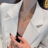 Versatile Classic Rhinestone Chain Necklace