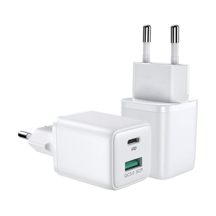 Chargeur USB Type-C - JOYROOM - L-QP303 - 30 W - Charge Rapide - Blanc