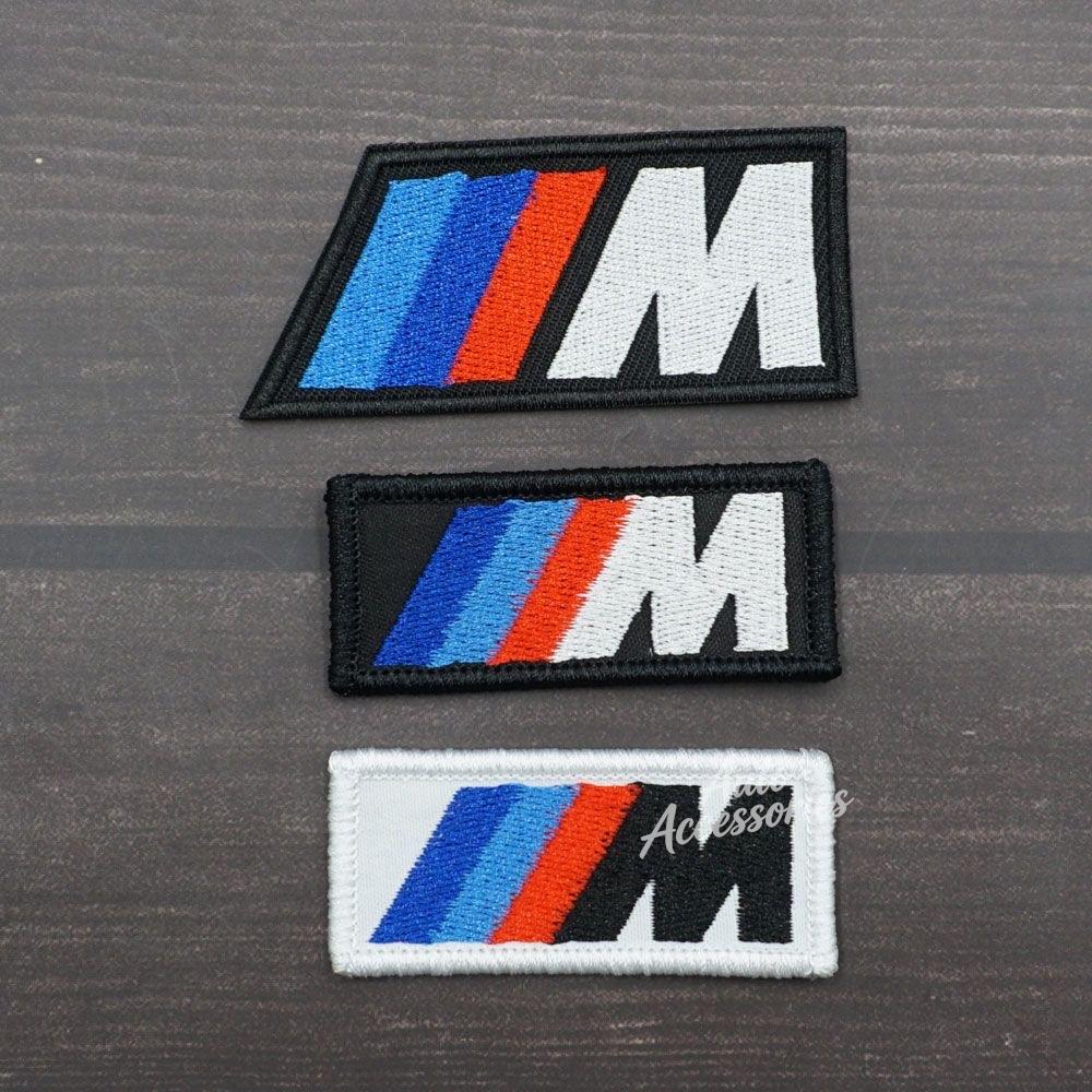 Cloth Embroidered Stickers HOOk&LOOP Clothing Hole Patch Decal For BMW M Power 1 3 5 7 Series Jacket Backpack Decor Accessories GB2