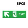 1/3Pcs Doors Stairs Home Garage Bumper Waterproof Warning Signage New Design Safety Signage Car Parts