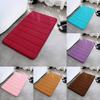 Ground Fleece Coral Mats Bathroom Rug Non Slip Dirt Resistant Floor Toilet Mat