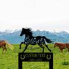 Metal Memorial Garden Stake for Horse Lover, Sympathy Grave Marker, Ranch Outdoor Decor
