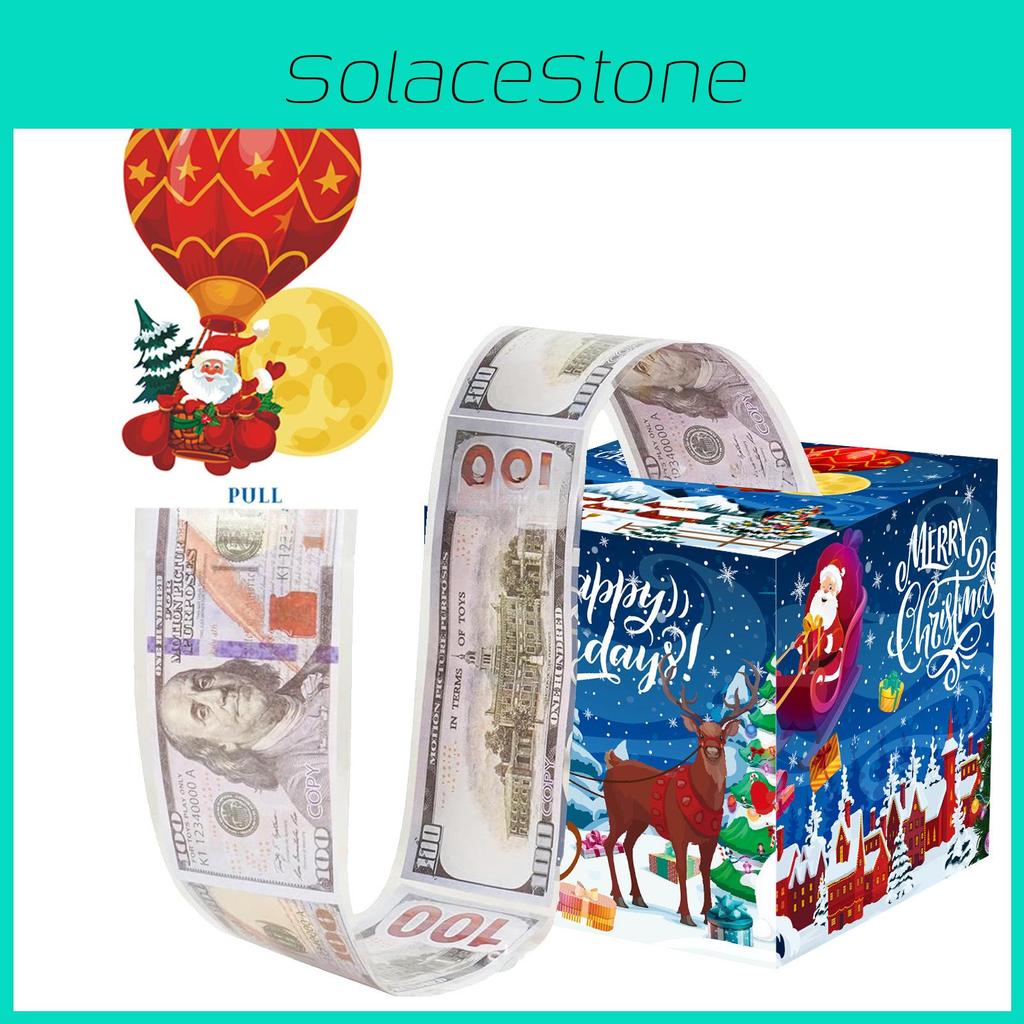 Tiefes Weihnachtsblau Themenmuster Geschenkbox Feiertagsdekoration Atmosphären-Requisite