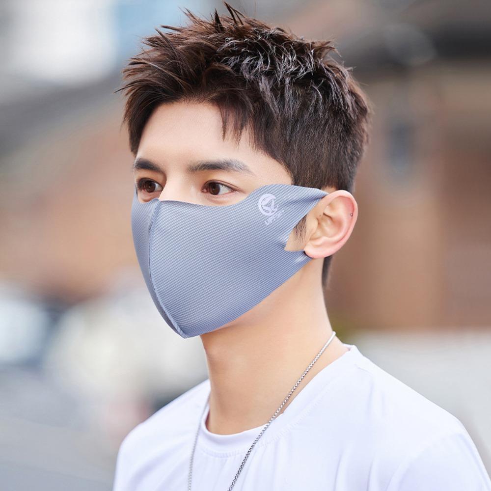 Sunscreen Face Scarf Ice Silk Mask Face Mask Face Gini Mask Traceless Face Cover  Fishing