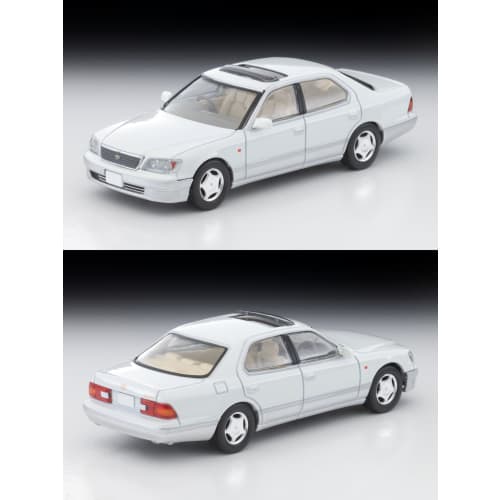 Tomytec Tomica Limited Vintage Neo 1/64 Scale LV-N356a Toyota Celsior C Spec F Package Pearl White/Silver 1997 Model (Finished Product) 333869